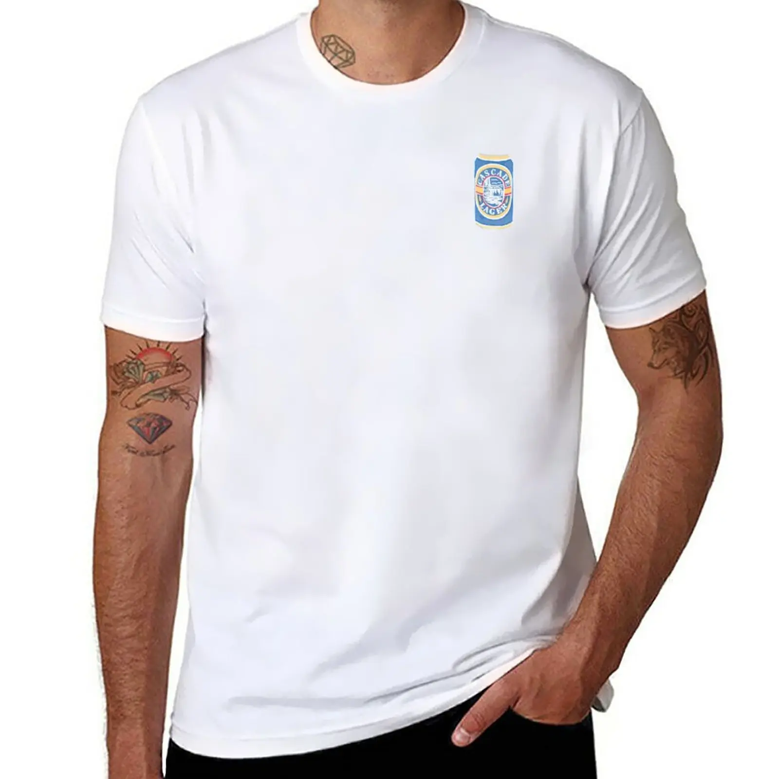 Новая футболка Cascade большего размера, изготовленные на заказ футболки, быстросохнущая рубашка, пустые футболки, изготовленные на заказ футболки, создайте свою собственную мужскую тренировочную рубашку