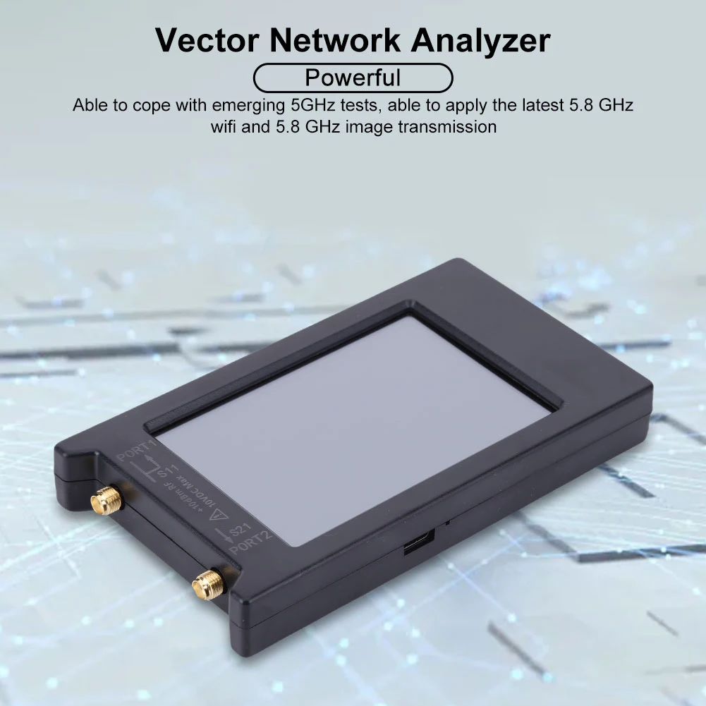50 кГц-6,3 ГГц Модернизирован для Векторного Сетевого Анализатора NanoVNA HF VHF UHF 6G 5V Цифровой для Nano VNA Тестер Логический Антенный Анализатор