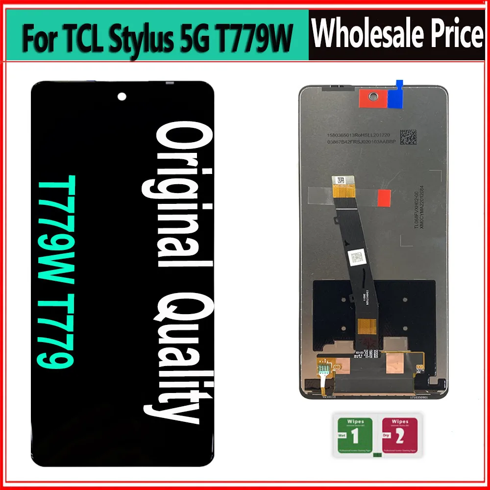 Оригинал для TCL Stylus 5G T779W ЖК-дисплей Сенсорный дигитайзер в сборе для TCL Stylus T779 ЖК-экран
