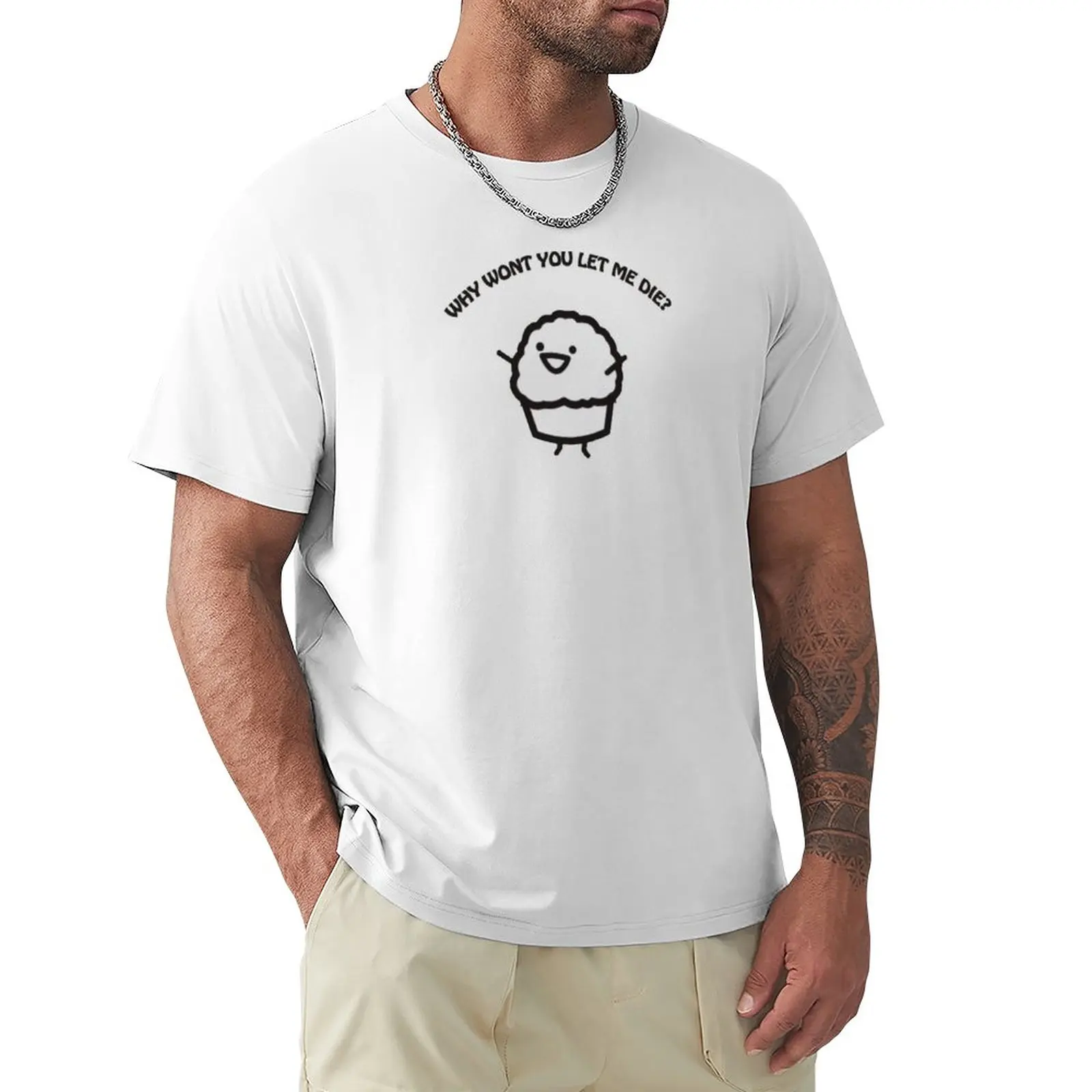 Футболка Muffin, великолепная футболка, милая одежда, однотонная футболка, футболки с графическим рисунком, футболки для мужчин, хлопок