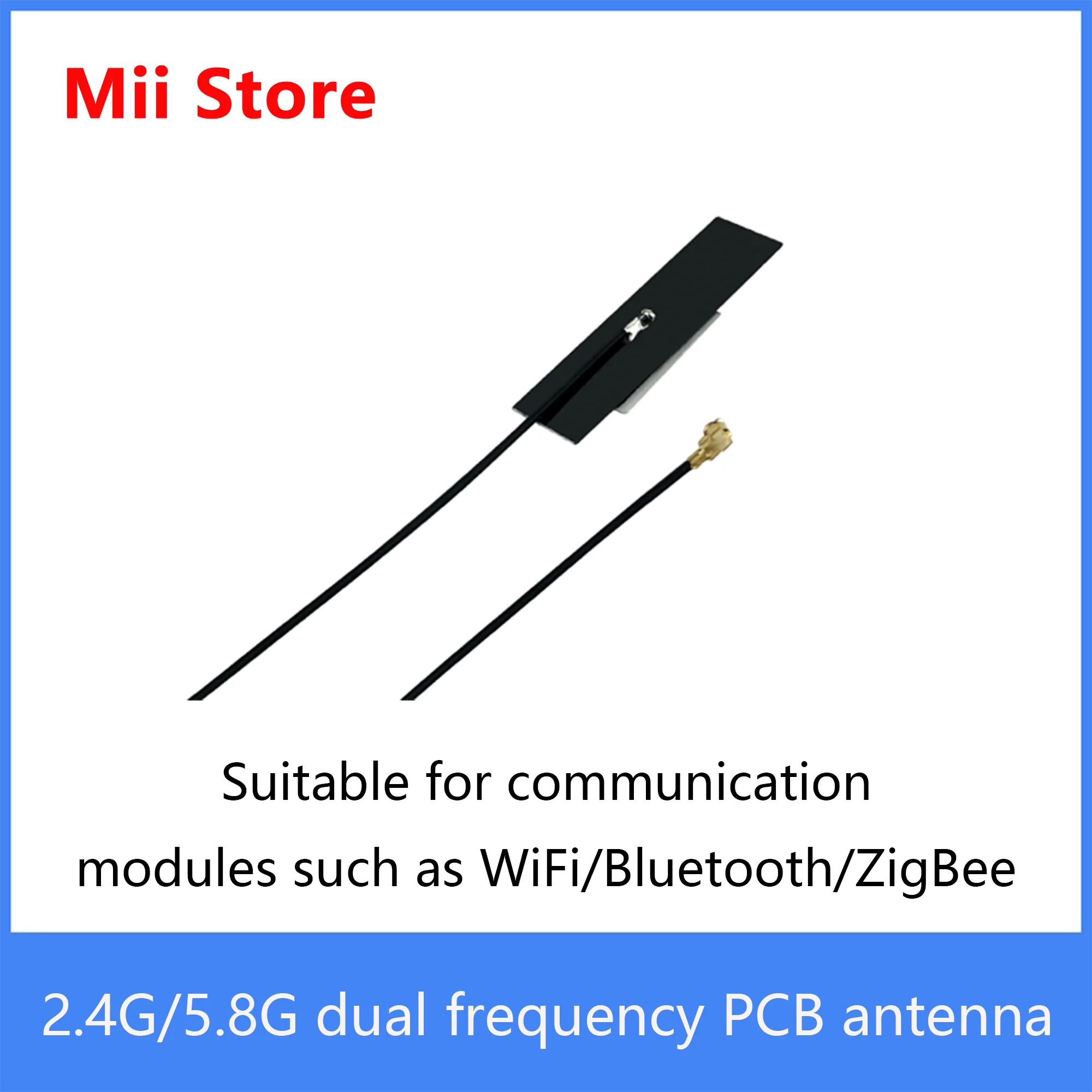 Двухдиапазонная антенна модуля Wi-Fi 2,4 G/ 5,8 G IPEX всенаправленная встроенная антенна с высоким коэффициентом усиления на печатной плате с клеем