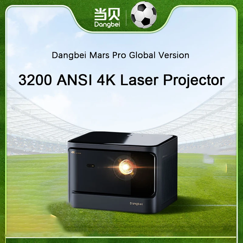 Проектор Dangbei Mars Pro 4K Laser Beamer 3200ANSI Lumen с 128 ГБ Памяти Активный 3D Wifi Smart TV Видео Домашний Кинотеатр