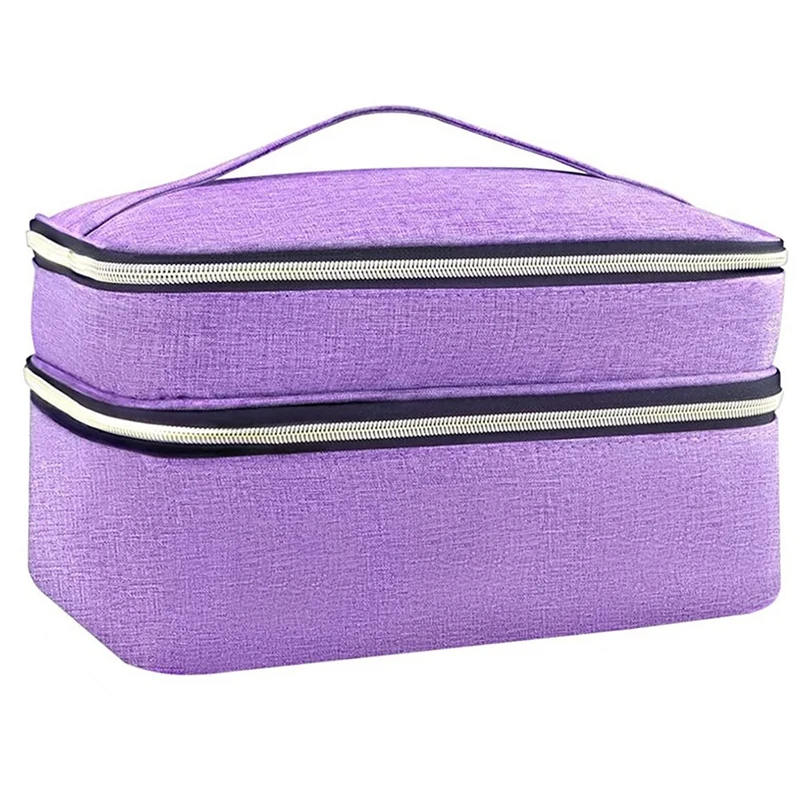 Сумка-органайзер для швейных принадлежностей, двухслойная коробка для шитья, сумка-органайзер для аксессуаров для хранения