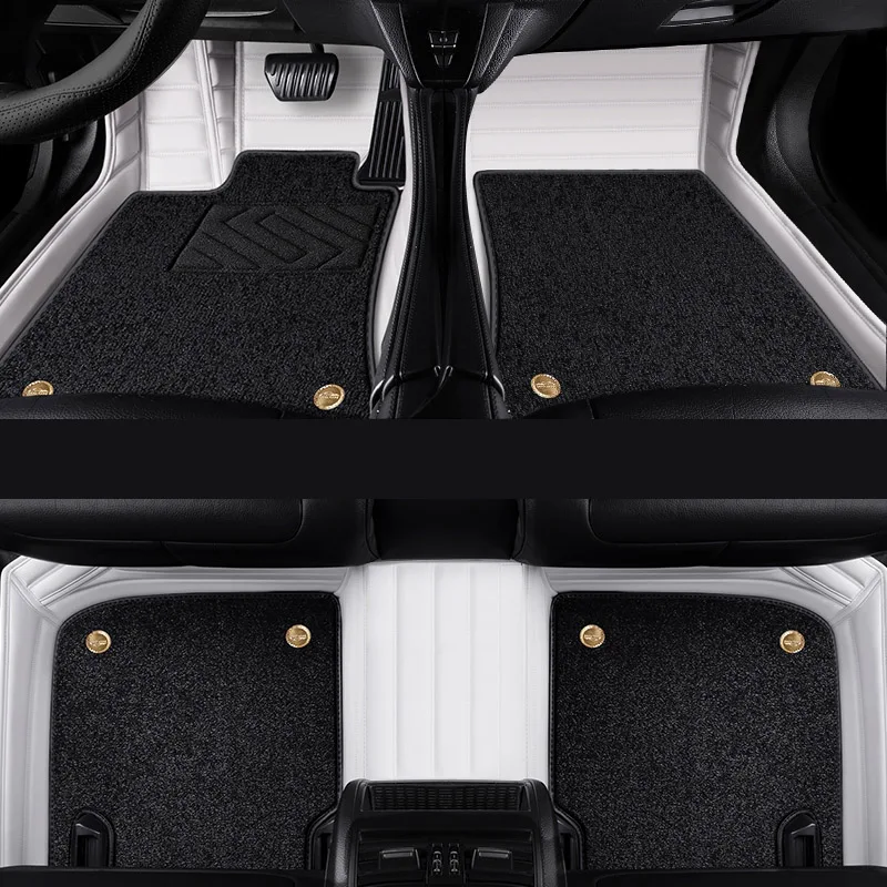 Автомобильные коврики из натуральной кожи, ковры для Jaguar XF 2008-2015, Коврики для салона автомобиля, Аксессуары Tapetes Para Automovil