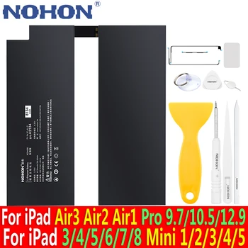 Аккумулятор NOHON Для iPad Air 3 2 1 Pro 9,7 10,5 12,9 Планшетные Аккумуляторы Для iPad 3 4 5 6 7 8 Mini 1 2 3 4 5 Литий-полимерный аккумулятор Bateria  1