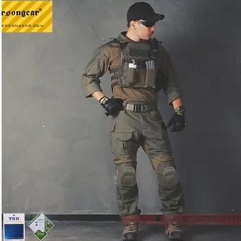 Emerson G3 Модернизированная версия, Боевая Тактическая рубашка и брюки, Комплекты униформы, Мужские спортивные облегающие топы для военнослужащих, Подлинные  10