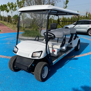 4-местная новая модель электрического алюминиевого внедорожного подъемного гольф-кара с литиевой батареей 72 В  5