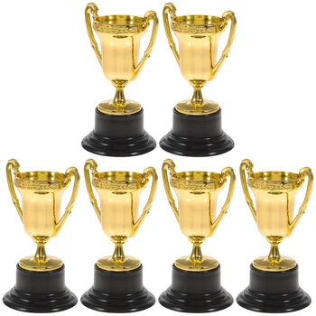 Трофеи, награды, детские игрушки, мини-пластиковые спортивные золотые футбольные кубки, награды победителям, футбольные детские игрушки, бейсбольные кубки, награды  5