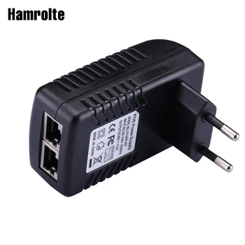 Hamrolte DC48V 0.5A POE Инжекторный Разветвитель Для IP-камеры IEEE802.3af POE Коммутатор Ethernet POE Адаптер Стандарт ЕС/Великобритании/США/AU Опция  10