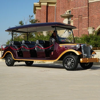 Горячая распродажа электрического классического автомобиля royal sightseeing / электрического скутера для гольфа / гольф-кара для продажи в США  5