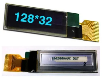 0,91-дюймовый 14-контактный синий OLED-экран SSD1306 Drive IC 128 * 32 с матричным интерфейсом I2C  10