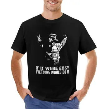 Пожарный Fireman Fire fighter подарочная футболка funnys негабаритная одежда в стиле хиппи, топы, спортивные рубашки, мужские  5