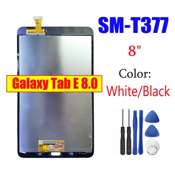 Для Samsung Galaxy Tab E 8.0SM-T377 T377 ЖК-дисплей С Сенсорным Экраном Digitizer  10