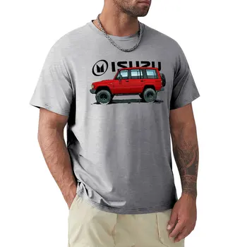 Isuzu Trooper - 4dr GEN 1 - Красная футболка, футболки для любителей спорта, летние топы, милая одежда, футболки для мужчин, хлопок  5