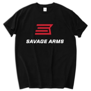 забавный подарок для мужчин, Новый логотип FN Firearms, хлопковая черная футболка с короткими рукавами и индивидуальным принтом, повседневная футболка с круглым вырезом  5
