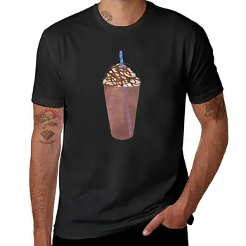 Новая футболка Cold Brew Coffee Treat, черная футболка для мальчика, однотонные черные футболки для мужчин  5