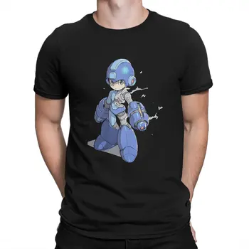 Новейшая футболка Megaman для мужчин, базовая футболка с круглым вырезом, хип-хоп Подарки на день рождения, уличная одежда  5
