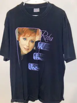 РЕДКАЯ мужская футболка Reba Vintage 90s Tour Zooo Tee  0