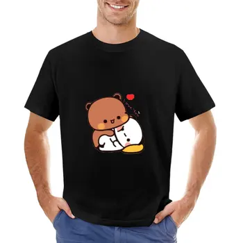 Бубу и Дуду - Медведь панда НАСТОЯЩАЯ Любовь 2023 v + 02 Футболка Аниме футболка мужские винтажные футболки  5