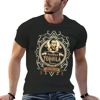 Мужская футболка PW Herman Tequila Label, черные футболки, дизайнерские футболки для мужчин  5