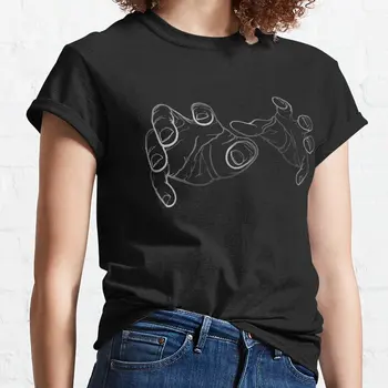 Футболка Horror Hands, футболка с животным принтом для девочек, рок-н-ролльные футболки для женщин, женская одежда, графические футболки  5