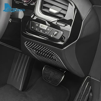 Наклейка для Левого Ящика Для Хранения с Центральным Управлением Автомобиля из Настоящего Углеродного Волокна для BMW Z4 G29 2019 2020 2021 2022 2023 Аксессуары Для Внутренней Отделки  10