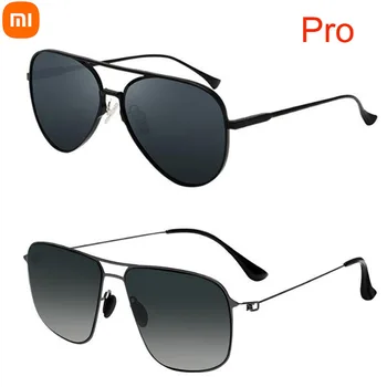 2022 Xiaomi Mijia Classic Square Солнцезащитные очки PRO с нейлоновой поляризацией / пилотные солнцезащитные очки для путешествий на открытом воздухе Мужские женские безвинтовые с защитой от ультрафиолета  0