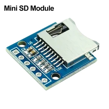 Модуль Micro SD, плата расширения хранилища SPI, 6 контактов, модуль защиты памяти, модуль Mini TF Card для Arduino DIY Kit  4