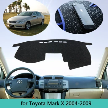 для Toyota Mark X X120 120 2004 ~ 2009 Противоскользящий Коврик Накладка на Приборную панель Солнцезащитный Козырек Dashmat Ковер Анти-грязные Автомобильные Аксессуары 2005  10