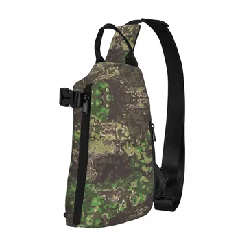Greenzone Camo Камуфляжные военные лесные сумки через плечо, нагрудная сумка через плечо по диагонали, повседневная мужская сумка-мессенджер  5