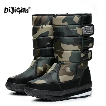 DIJIGIRLS/ зимняя теплая водонепроницаемая обувь на утолщенной платформе в стиле милитари, мужские зимние ботинки для пустыни, зимние ботинки для охоты на открытом воздухе  5