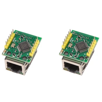 2X Сетевой модуль W5500 Ethernet, интерфейс SPI, совместимый с протоколом Ethernet/TCP / IP Wiz820io  10
