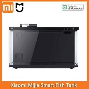 2023 Xiaomi Mijia Smart Fish Tank Дистанционный монитор температуры кормления Аквариумный аквариум Система умного освещения Работает для приложения Mi Home  5