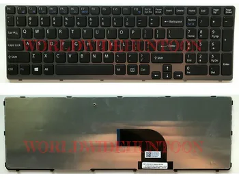 Reboto Оригинальная клавиатура для ноутбука SONY SVE151 US Layout keyboard 9Z.N6CSQ.K01 Абсолютно Новый и высококачественный  5