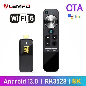 LEMFO H96Max M3 Smart TV Stick Android 13 RK3528 8K WIFI6 Голосовое Управление Android TV Box 2GB 16GB OTA Медиаплеер  5