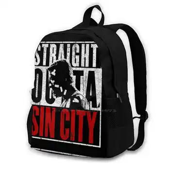 Школьные сумки Straight Outta Sin City (вариант) для девочек-подростков, дорожные сумки для ноутбуков, комиксы о даме Клайве Оуэне, Микки из Бейзин-Сити  4