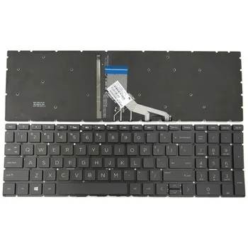 Новая клавиатура для ноутбука HP 15-DA 15-DA0002DX 15-DA0008CA 15-DB 15-DB0003CA серии TPN-C135 TPN-C136 с подсветкой США  5