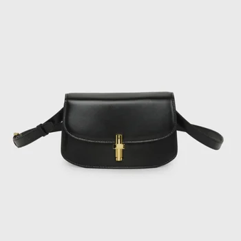Маленькая квадратная сумка KUROYABU с винтажной текстурой премиум-класса, изысканная сумка подмышками, модная сумка через плечо для пригородных поездок  5