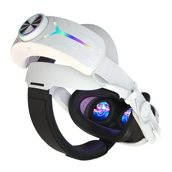 Комплект переносной сумки для хранения, защитная крышка VR Shell, головной ремень RGB, лицевая крышка с плечевым ремнем для аксессуаров Meta Quest 3 VR  10