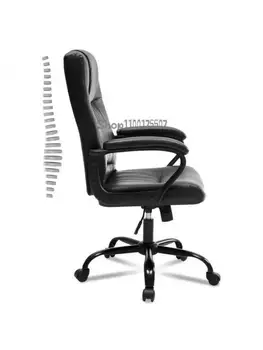 Компьютерный стул офисный стул со спинкой стул для домашнего босса кресло-подъемник вращающийся стул простое сиденье настольный стул удобный для сидячего образа жизни  4
