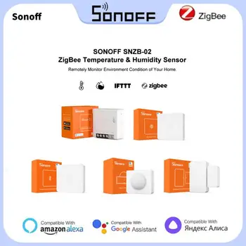 SONOFF Zigbee 3.0 ZBBridge ZBMINI/SNZB-01/02/03/04 Беспроводной Переключатель Температуры Влажности Датчик Движения Двери Для Alexa Google Home  5