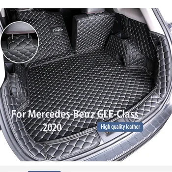 Кожаная Подкладка Для Пола Багажника Коврик Для Багажника Автомобиля Ковер Для Пола Грузового Отсека Mercedes-Benz GLE-Class W167 2020 на 5 мест  5