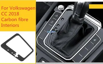 Автомобильная отделка для Volkswagen VW CC Arteon 2018 + Отделка салона автомобиля из углеродного волокна, Вентиляционное отверстие, панель переключателя навигационного окна, накладка  5