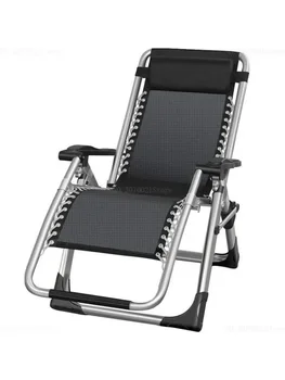 Регулируемое на 168 градусов стальное кресло для быстрого складывания широкий подлокотник и спинка складное офисное кресло для двойного использования в помещении  10