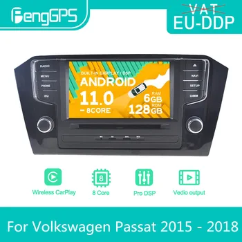 Для Volkswagen Passat 2015-2018 Android Автомобильный Радиоприемник Стерео DVD Мультимедийный Плеер 2 Din Авторадио GPS Navi PX6 Блок Сенсорного Экрана  5