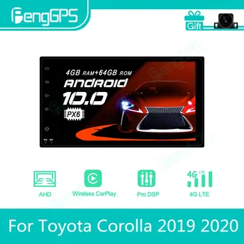 Для Toyota Corolla 2019 2020 Автомобильный радиоприемник на Android, стереосистема, мультимедийный плеер, 2 Din, авторадио, GPS-навигация, блок PX6, экранный дисплей  5