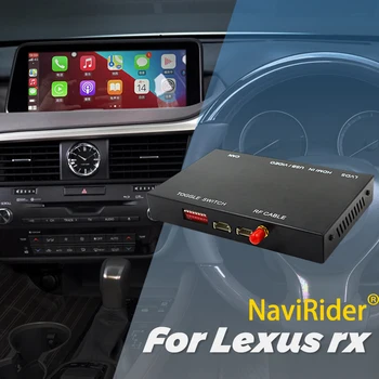 Беспроводной Экран Обновления Автомобиля Apple CarPlay Android Auto Для Lexus rx450h rx300 rx200t RX450H Аудио GPS Navi Мультимедийное Головное Устройство  5