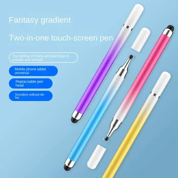 Стилус 2 В 1 для мобильного телефона планшета Емкостный сенсорный карандаш для Iphone Samsung Универсальный карандаш для рисования на экране телефона Android  5