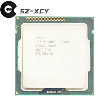 Intel Core i3-2130 i3 2130 Двухъядерный процессор с частотой 3,4 ГГц, процессор 3M 65W LGA 1155  5