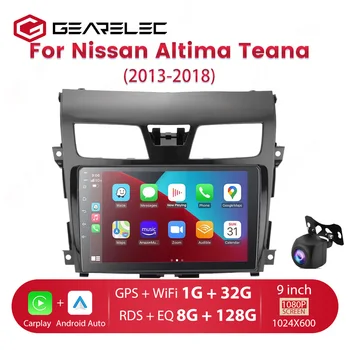 Android 12 Auto Carplay Для Nissan Teana Altima 2013-2018 Автомобильный Радио Мультимедийный Видеоплеер Navi GPS WIFI Авторадио 2 Din Стерео  5